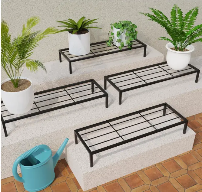 Compact Square Metal Stand Set